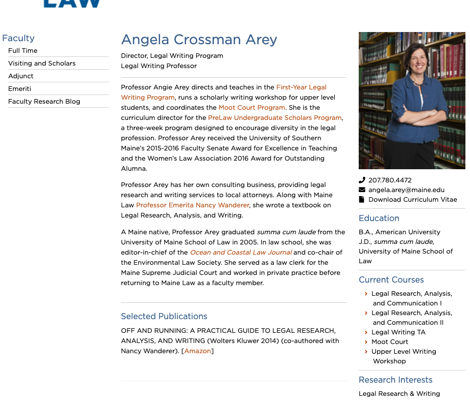 People List Detailed Bio page example. People List Detailed Bio page example.