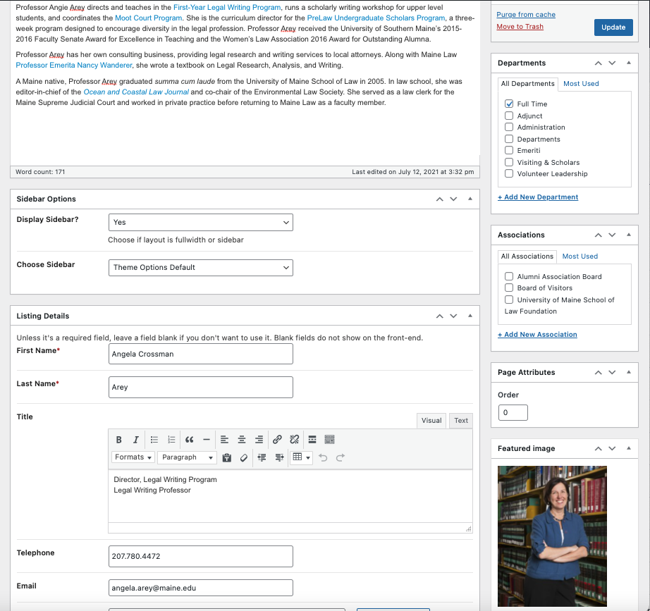 Adding a Person to People Listing Adding a Person to People Listing