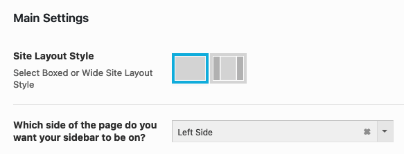 Sidebar Theme Setting Sidebar Theme Setting