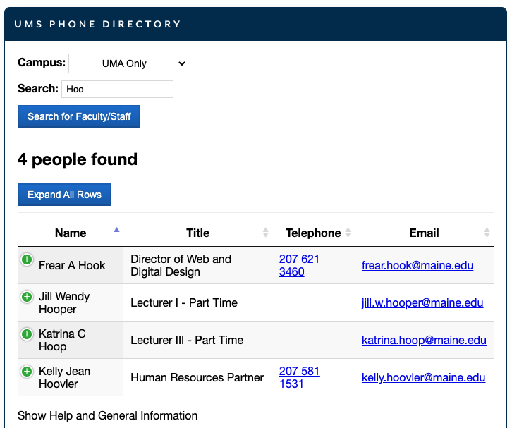 myCampus Embedded PeopleSearch myCampus Embedded PeopleSearch